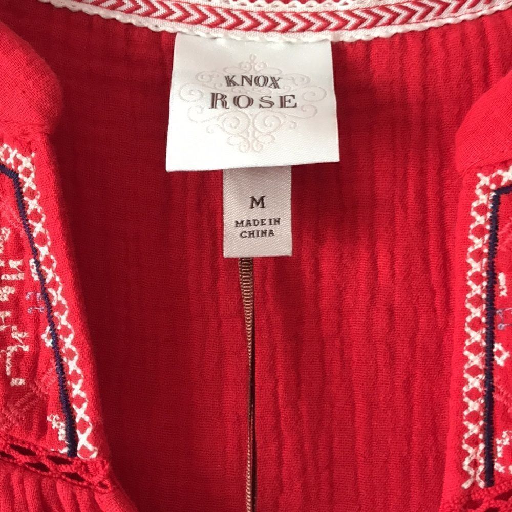 NEW Knox Rose Red Tank Top - Picture 2 of 5